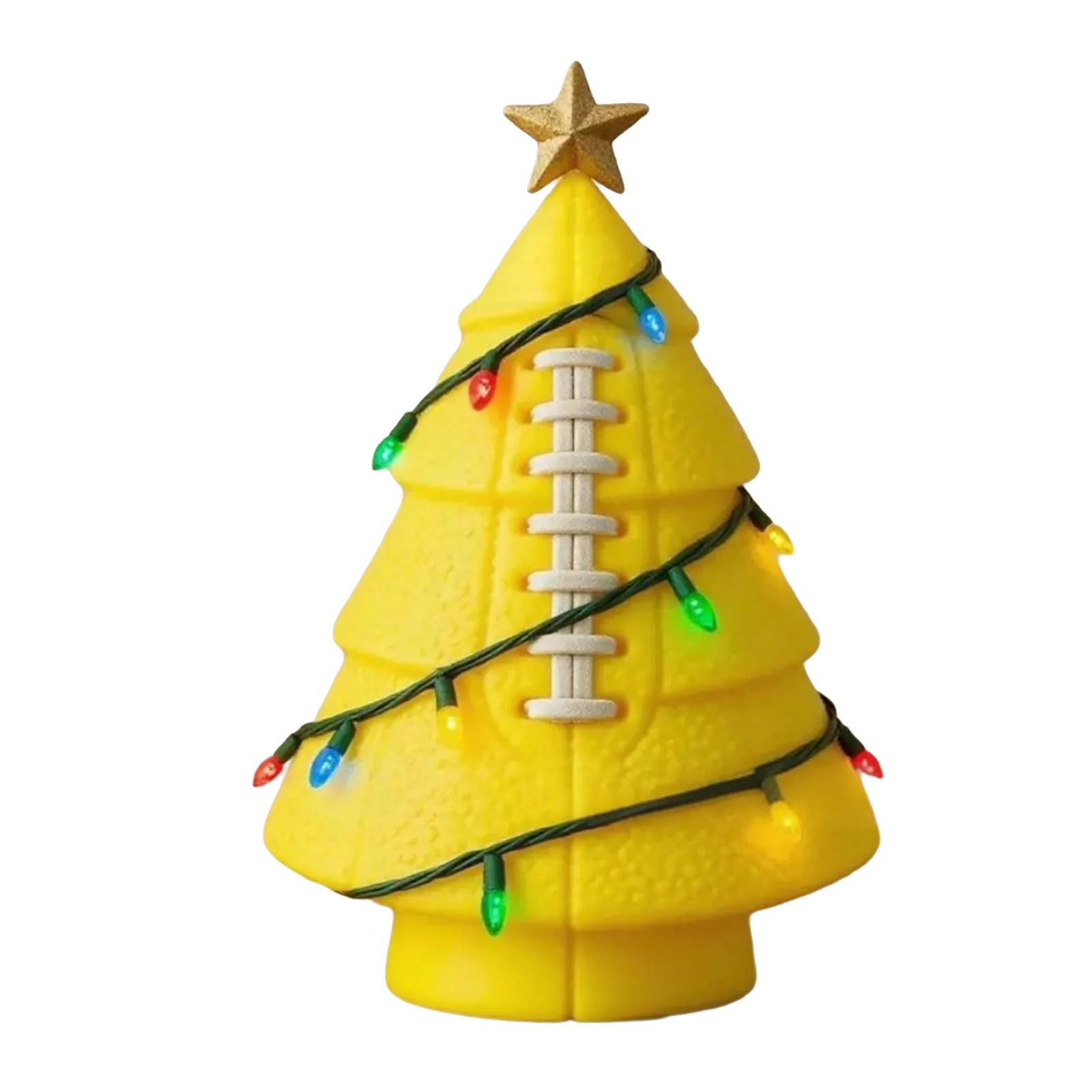 Unique Football Theme Resin Crafted Christmas Tree Ornament for Indoor Decorations and Festivities Resin Football Ornament