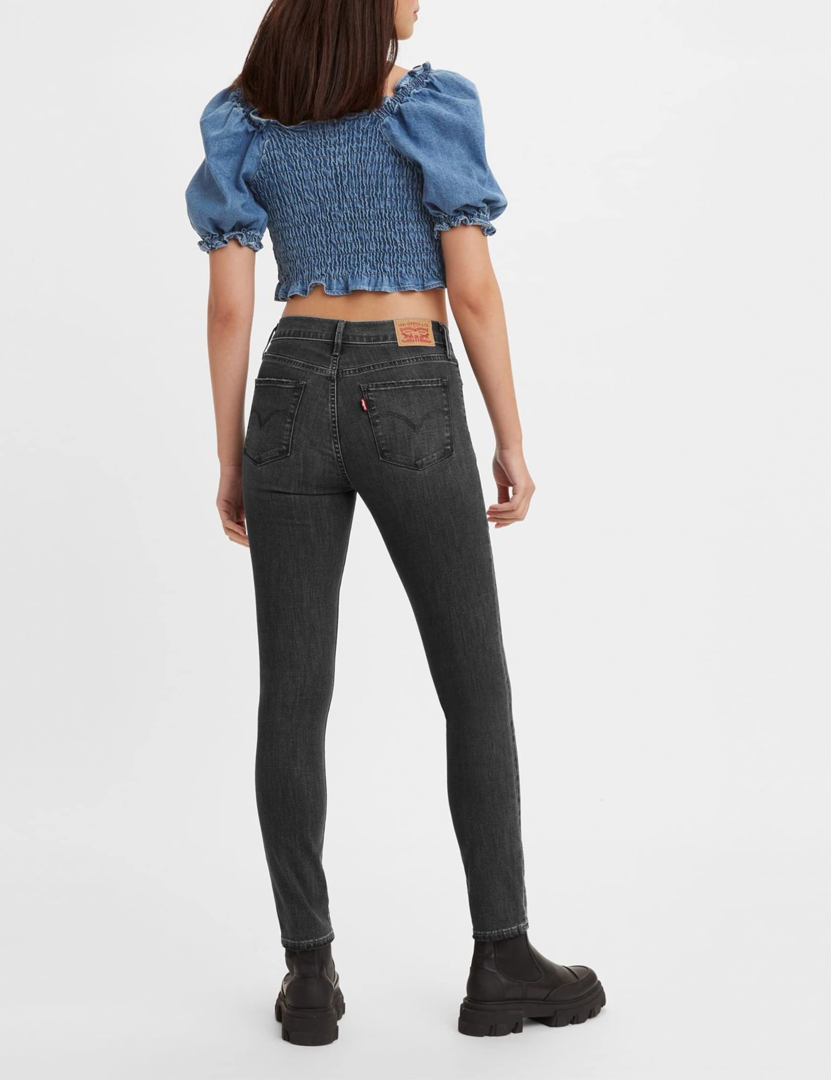 Levi's Damen 311 Shaping Skinny Jeans, Bloom Black , 28W / 28L