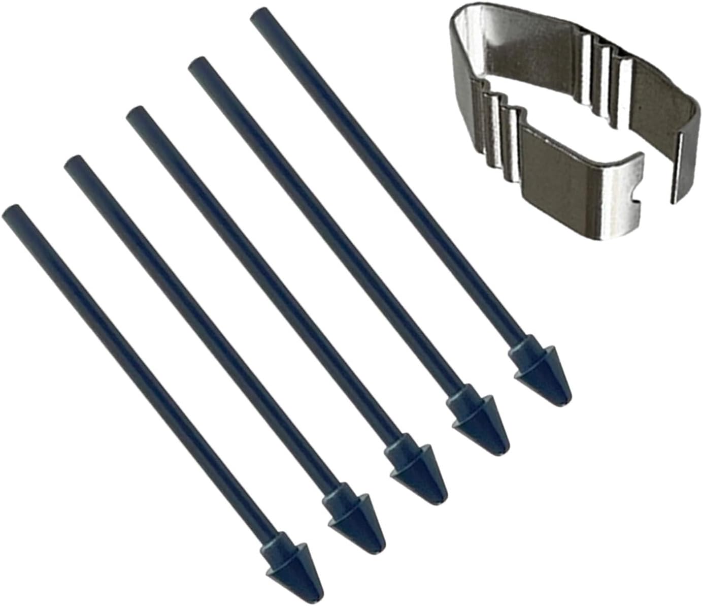 5Pcs Pen Refills with Multifunctional Clip for Tab S11/S11Ultra Styluses Nibs Tip Touch Replacement Tip