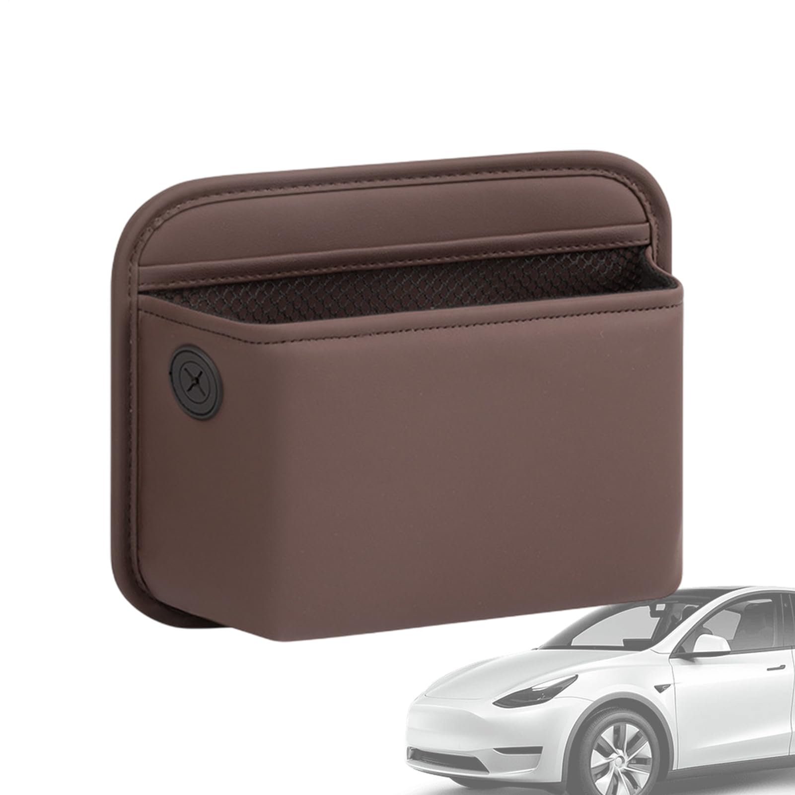 Papelera de coche estanca para evitar manchas y organizar el desorden del viaje