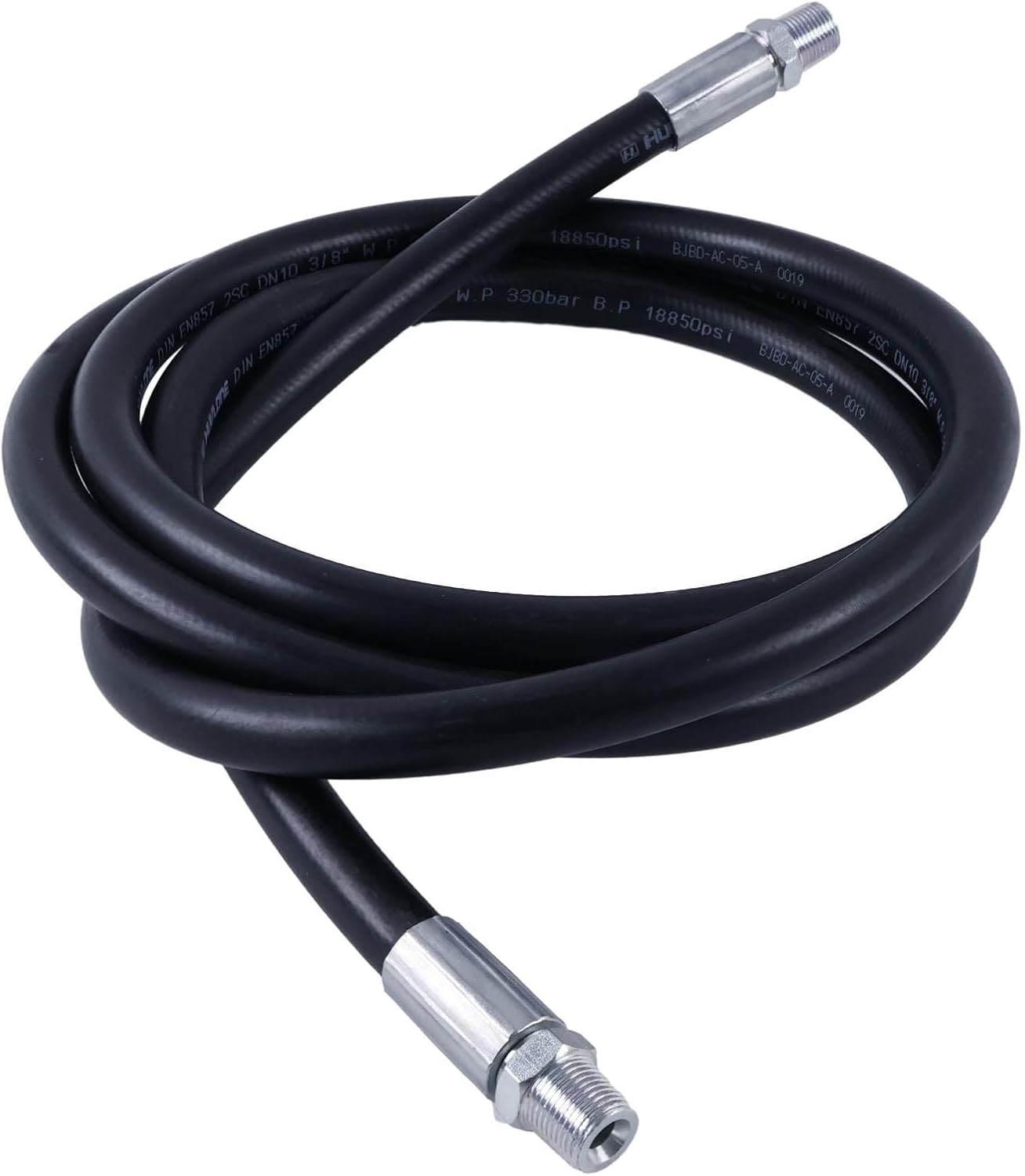 3/8" x 96" 2-Wire Male x Male Assembly Hydraulic Hose 98398250 Replace for Apache