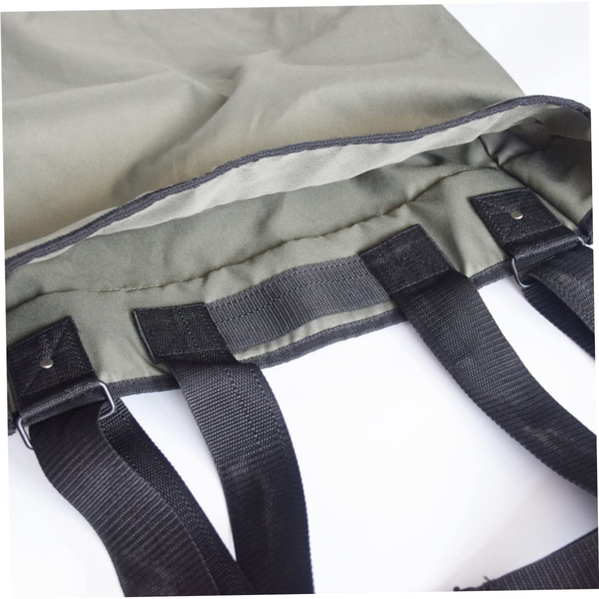 Mikikit Stain-proof Fruit Picking Apron Oxford Fabric Large Opening Comfortable Straps Machine Washable Versatile Use