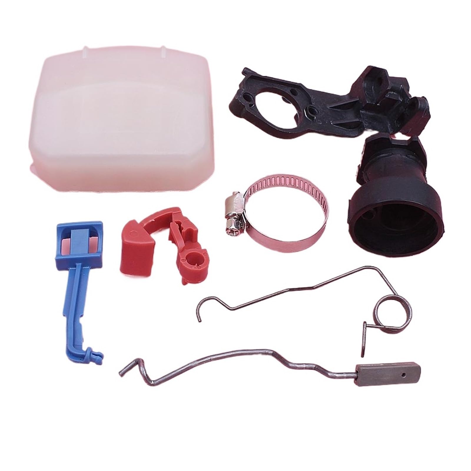 Flangia del collettore di aspirazione, Filtro dell'Aria Compatibile con Husqvarna 340, 345, 346XP, 350, 353, Molla dell'acceleratore, Interruttore, Motosega, Parte di Ricambio