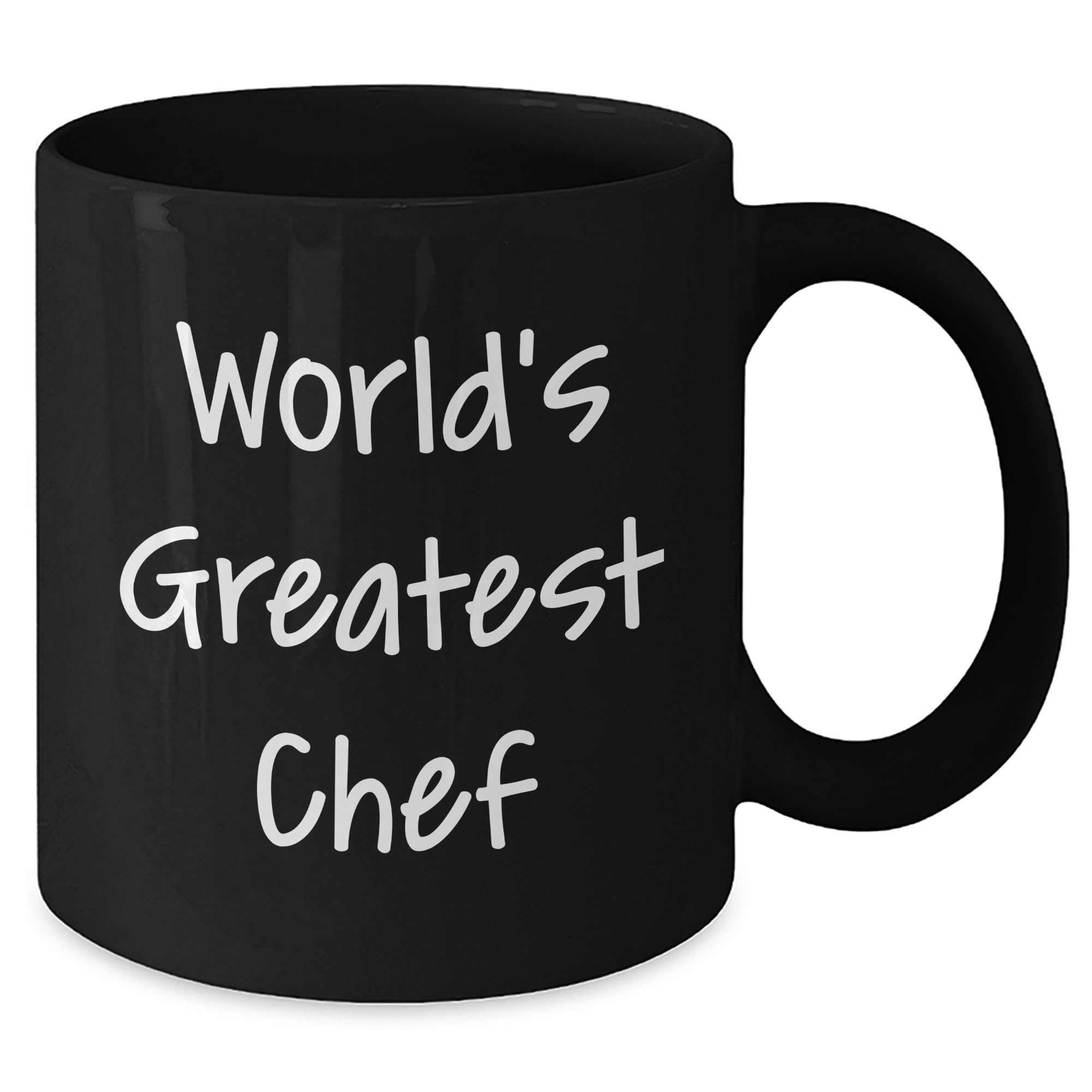 World's Greatest Chef Funny Gifts for Chef Lovers - Black 11oz or 15oz Coffee Mugs - Perfect Valentine's Day Unique Gifts from Chef