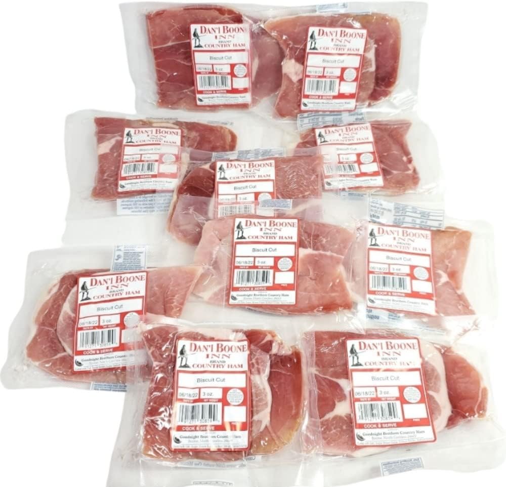 Dan'i Boone Inn Brand Country Ham, Center Slices 8 Oz | Ham | Carlie C's-825979
