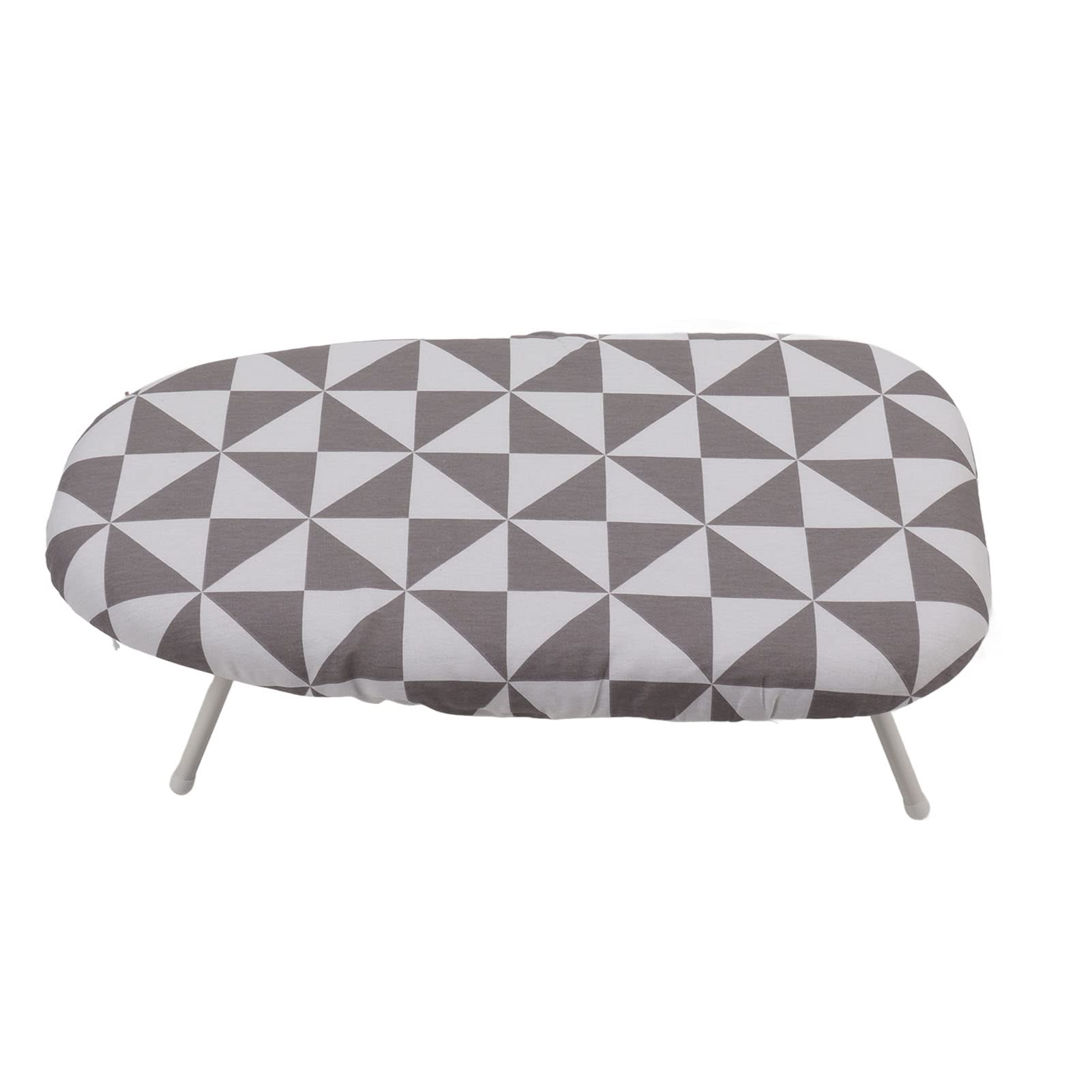 Tabla de Planchar para Encimera de Viaje, Portátil, con Cubierta Extraíble para Espacios Pequeños, Patas Antideslizantes para Viajeros y Salas de Manualidades (prismático Simple)