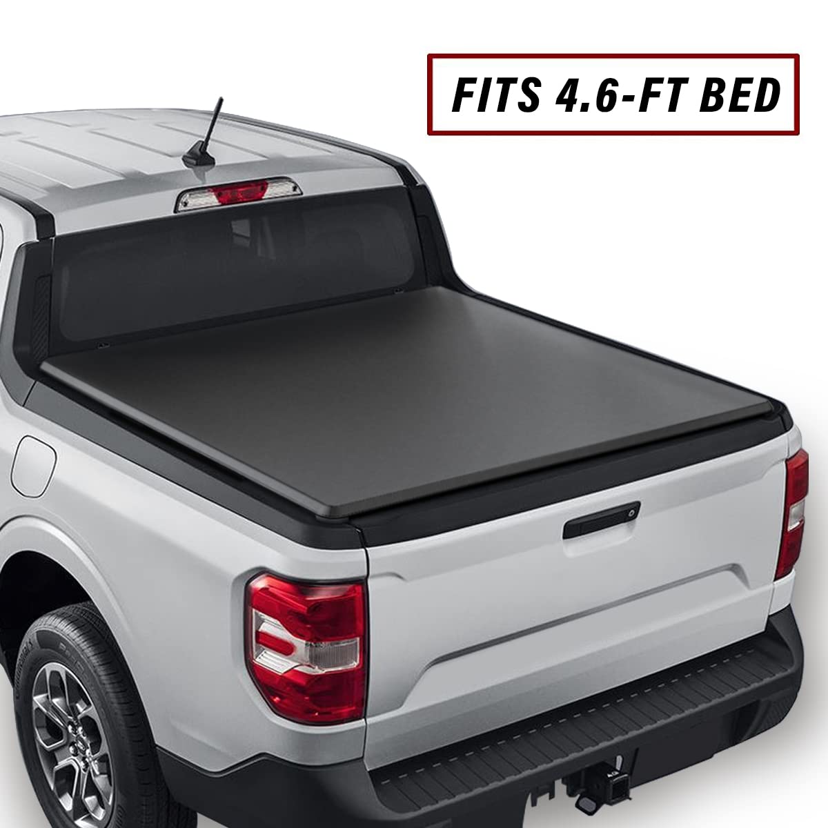 Kikito Vinyl Soft Roll-Up Tonneau Cover Truck Bed for 2022 2023 2024 2025 Ford Maverick 4.5FT/54.4inch