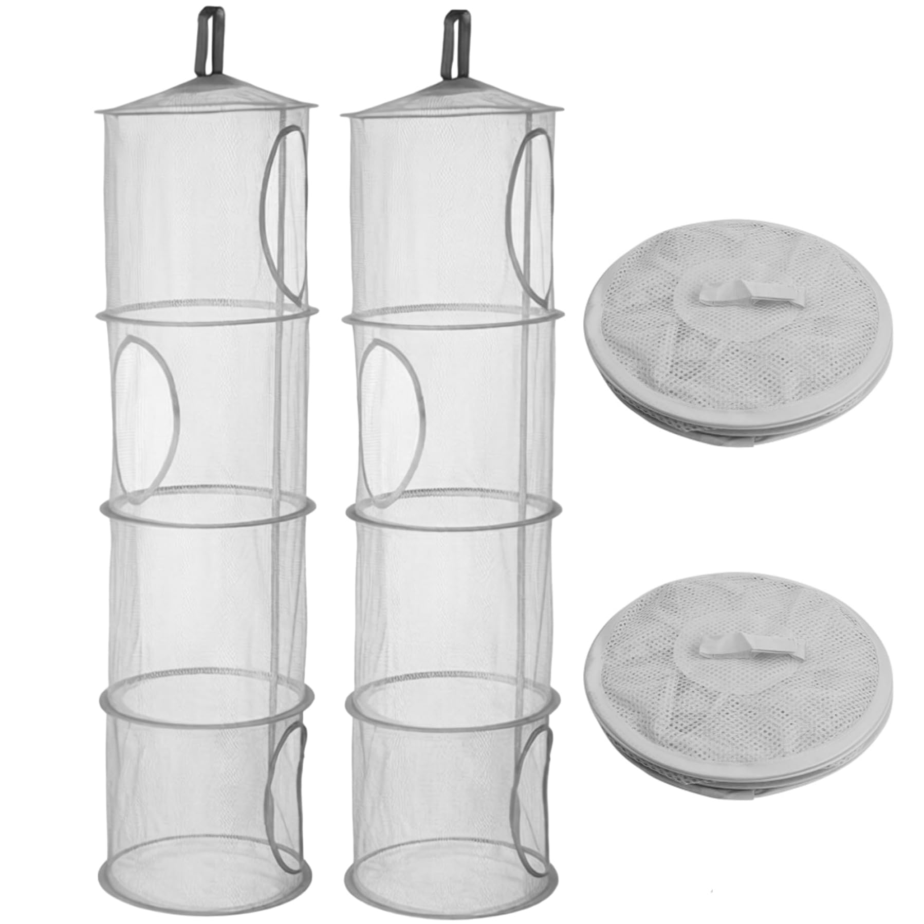 Panier de rangement suspendu à 4 niveaux pour chambre d'enfant et placard