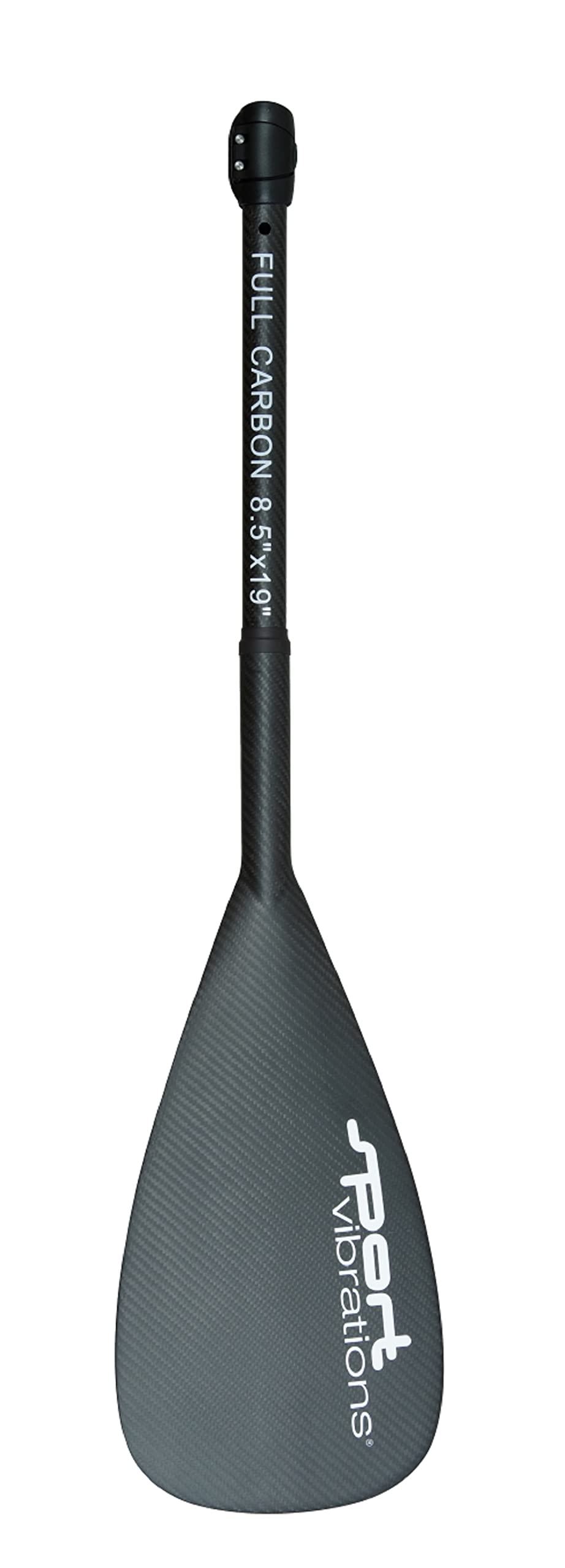 Sport Vibrations® 4 TLG. 100% FullCarbon SUP Paddel inkl. 2.Paddelblatt mit Kajakfunktion - 8'5"x19' Antitwist-Handle