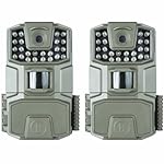 Bushnell-Spot-On-2-Pack-Low-Glow-18MP-Trail-Camera-Combo-50-ft-Low-Glow-IR-Flash-60-ft-PIR-Motion-Range-Waterproof-Rugged