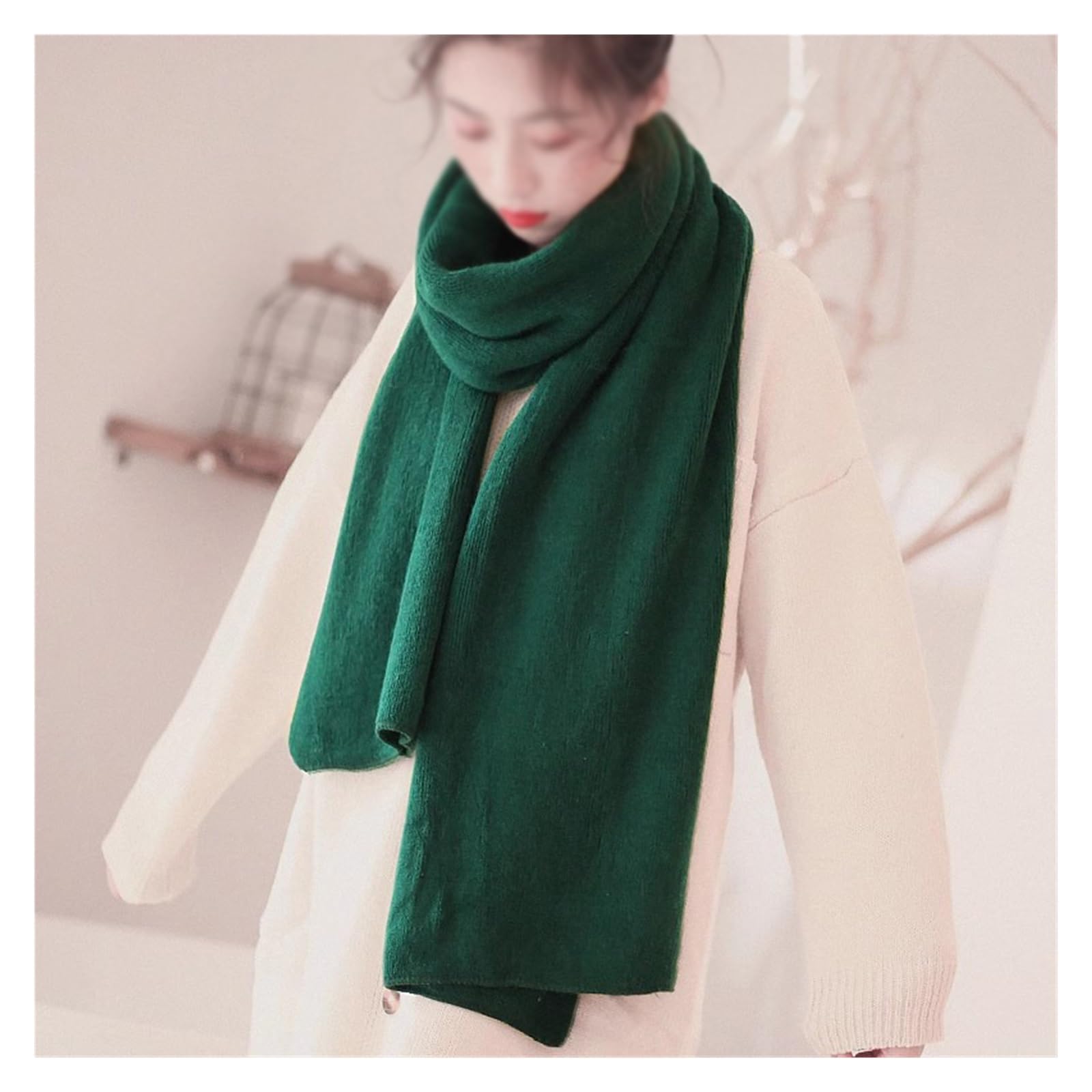 Mantón bufanda de mujer de invierno chal grande para abrigo exterior de viaje