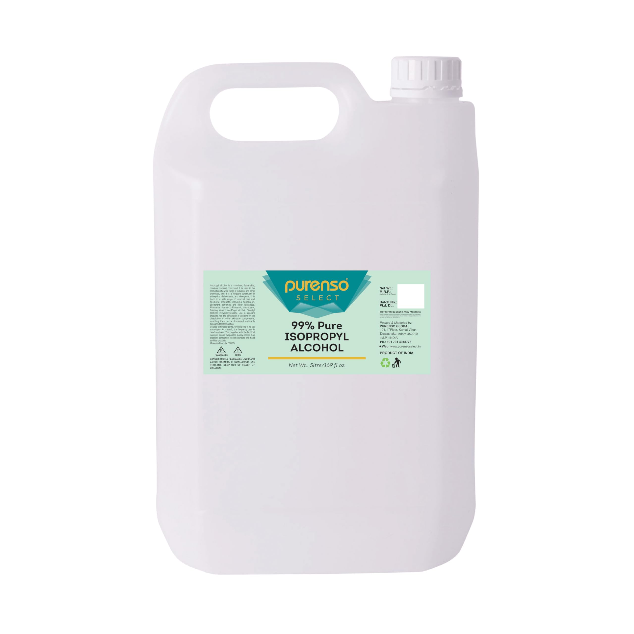 Purenso Select - 99.99% Isopropyl Alcohol (Rubbing Alcohol) 100ml-picture-21