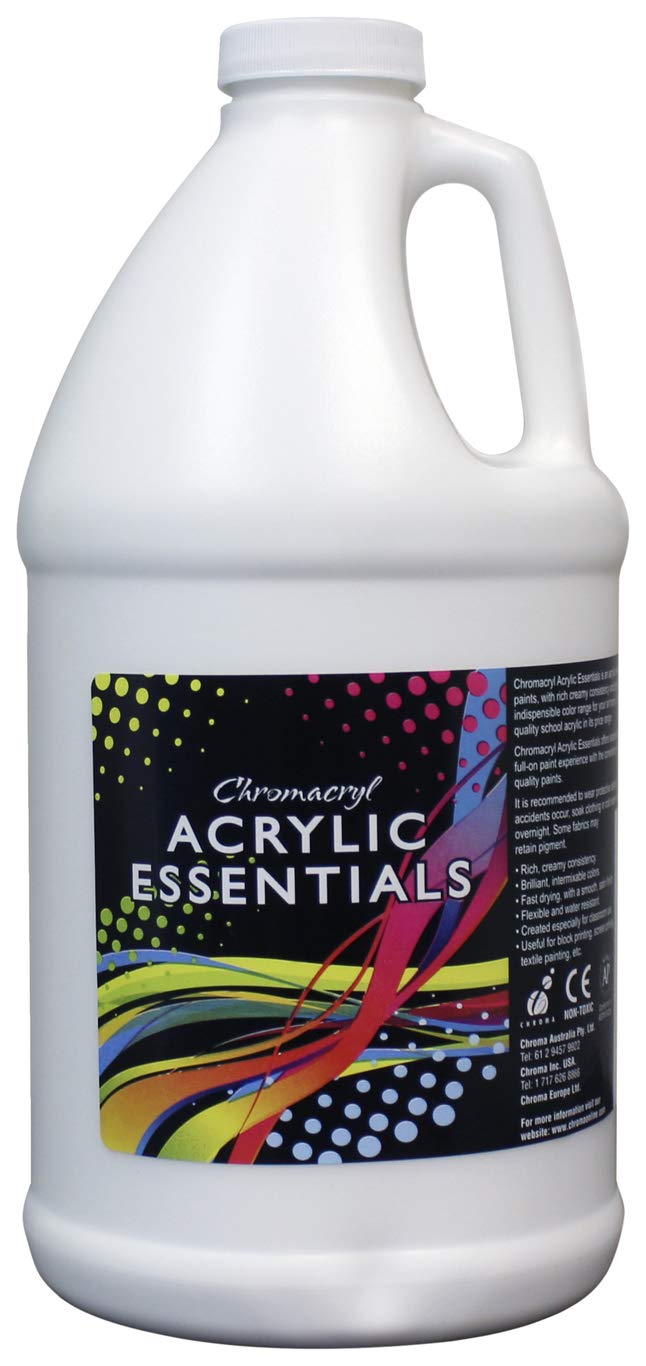 CHROMAAcrylic Essential, 1/2 Gallon, Block Out White