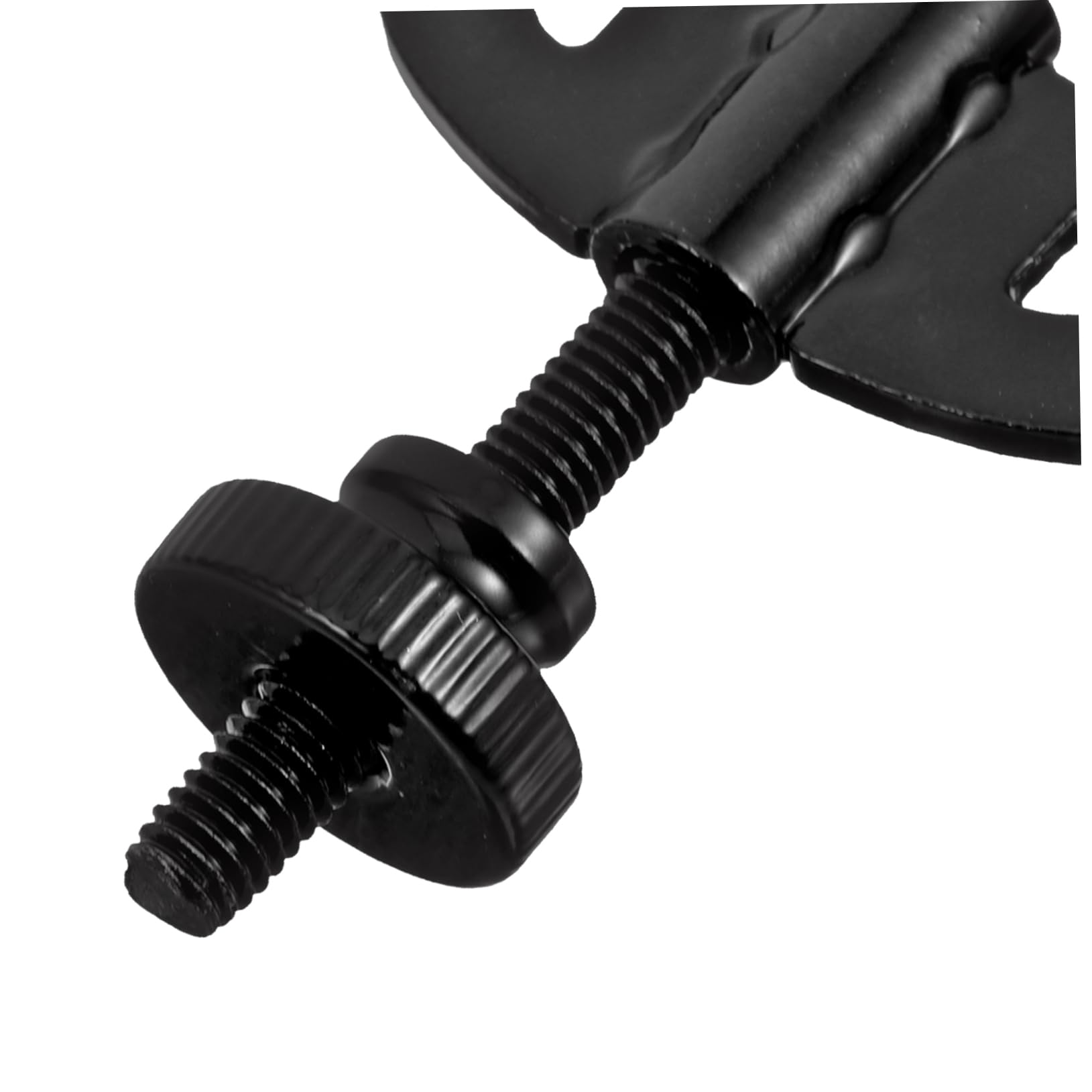 DOITOOL 5 Pièces Serrure de sécurité antivol portable door lock serrure de porte portative arrêt à l'intérieur verrouillage de la porte para serrure pour porte verrou de sécurité 304 Black