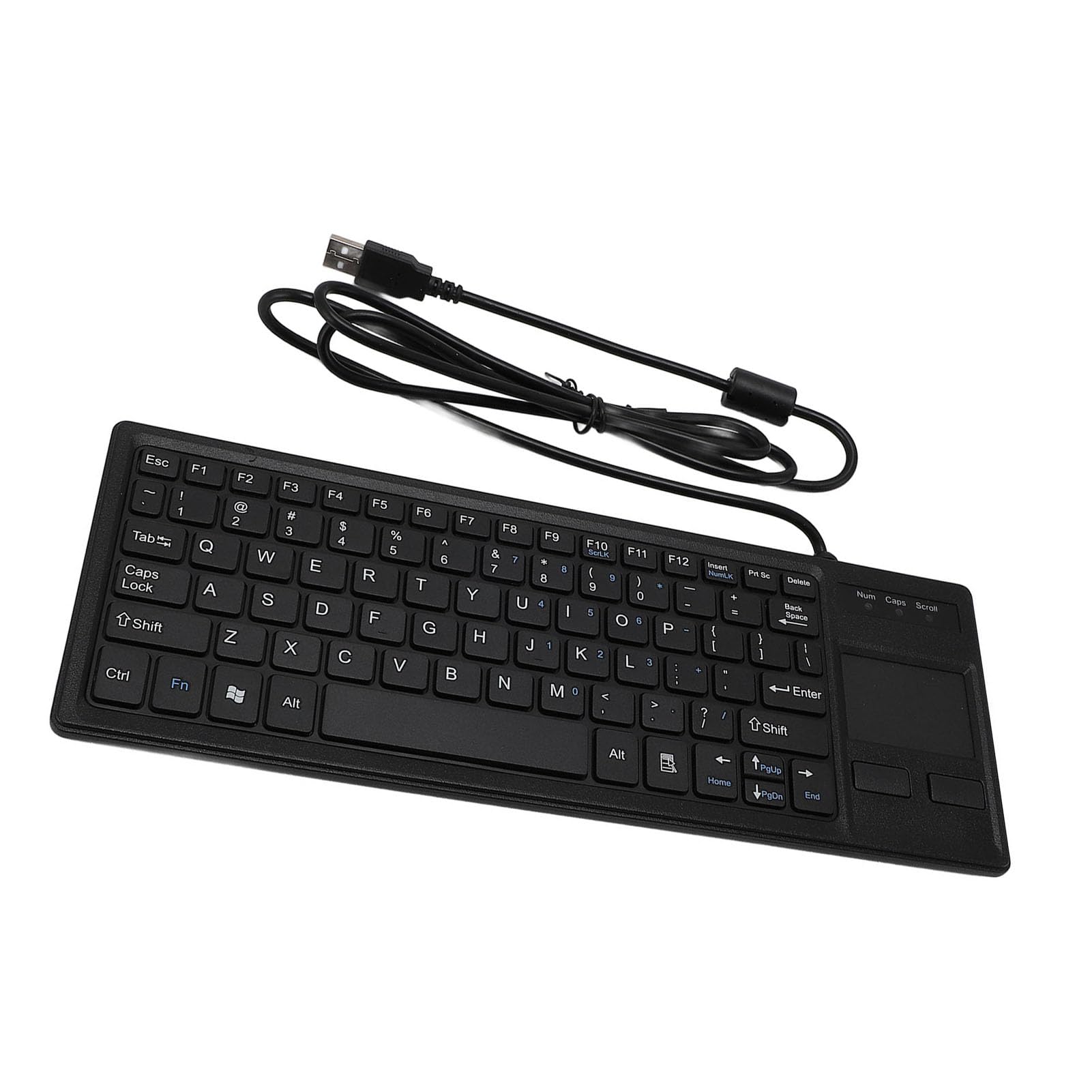 Gedourain Tastiera Meccanica Industriale con Touchpad Integrato Resistente Alla Polvere e All'acqua per Impostazioni di Produzione 310x115x12 Mm