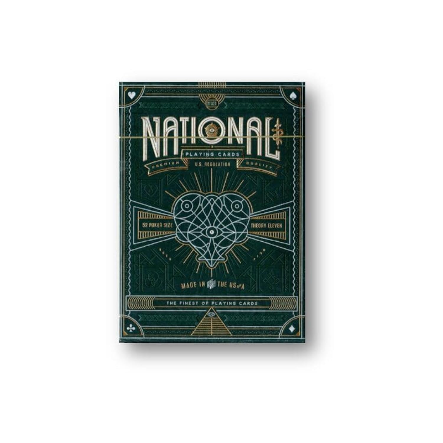Green National Playing Cards by theory11