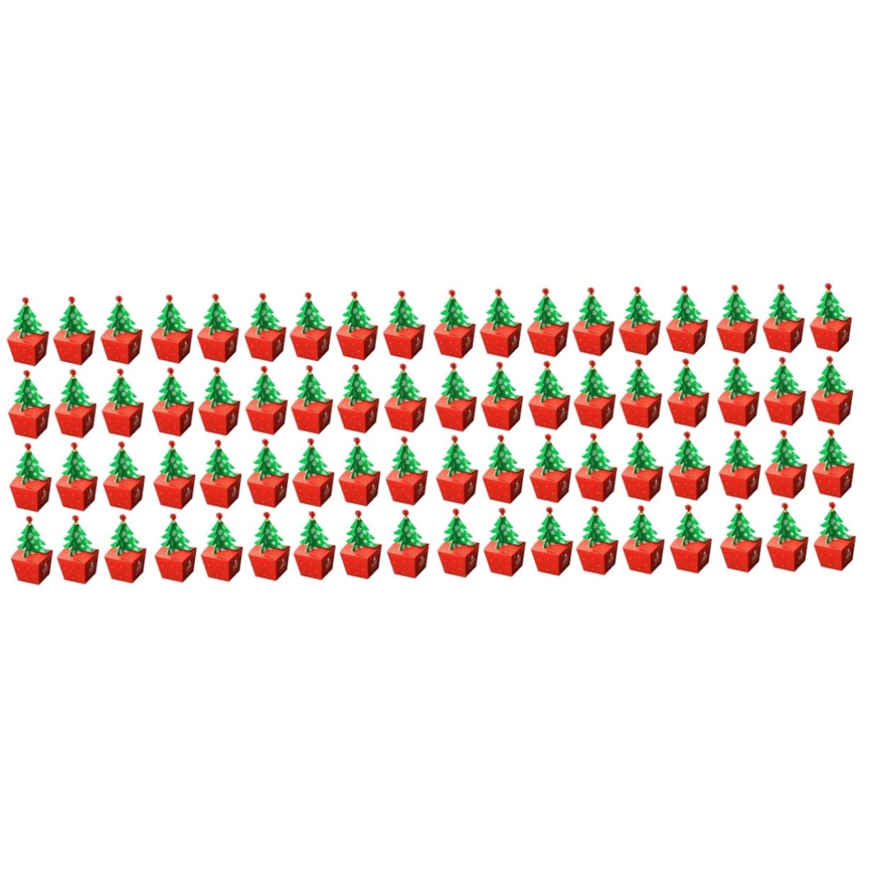 KOMBIUDA 3 Juegos de Cajas de Dulces Navideñas Resistentes Soportes de Papel para Envolver Y Decoraciones de Fiesta Unidades X 3
