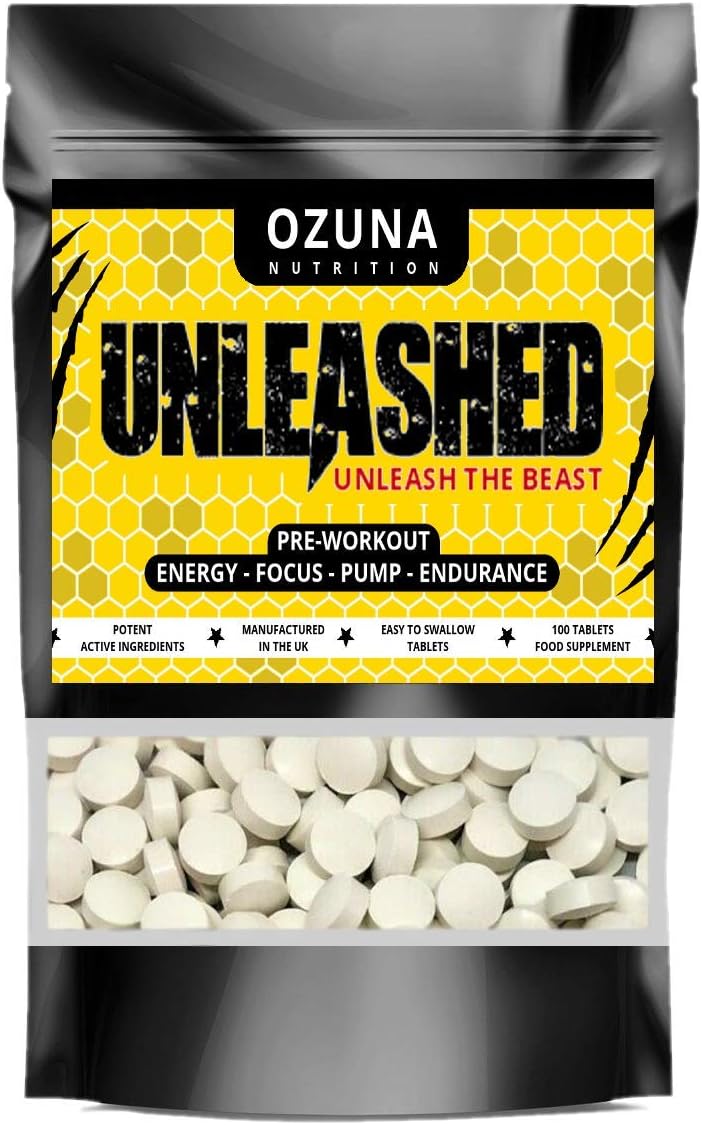 Unleashed Pre Workout Pills Boost Performance, Energy, Focus