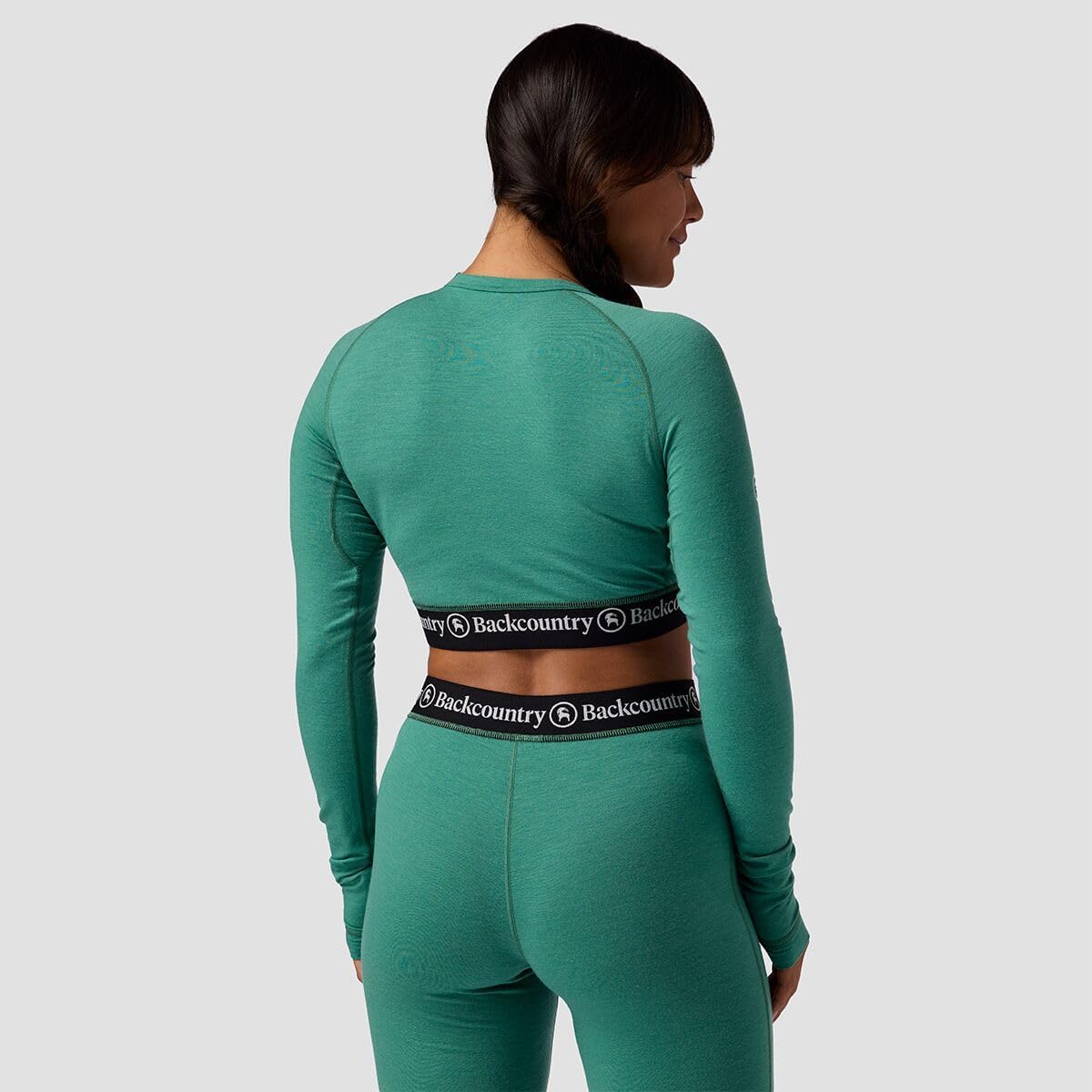 Backcountry, Cedars RWS Merino Lt-Wt Baselayer Cropped Crew Top - Women's - Image 3