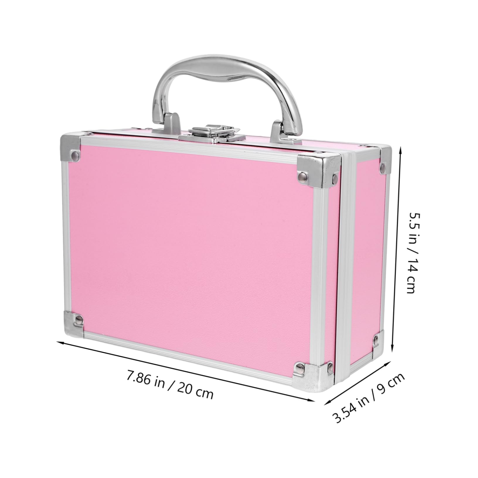 MAGICLULU Valigetta Per Cosmetici in Lega Di Alluminio Organizer Per Trucco Da Viaggio Scatola Per Trucco Ampio Spazio Custodia Per Strumenti Leggera e Portatile
