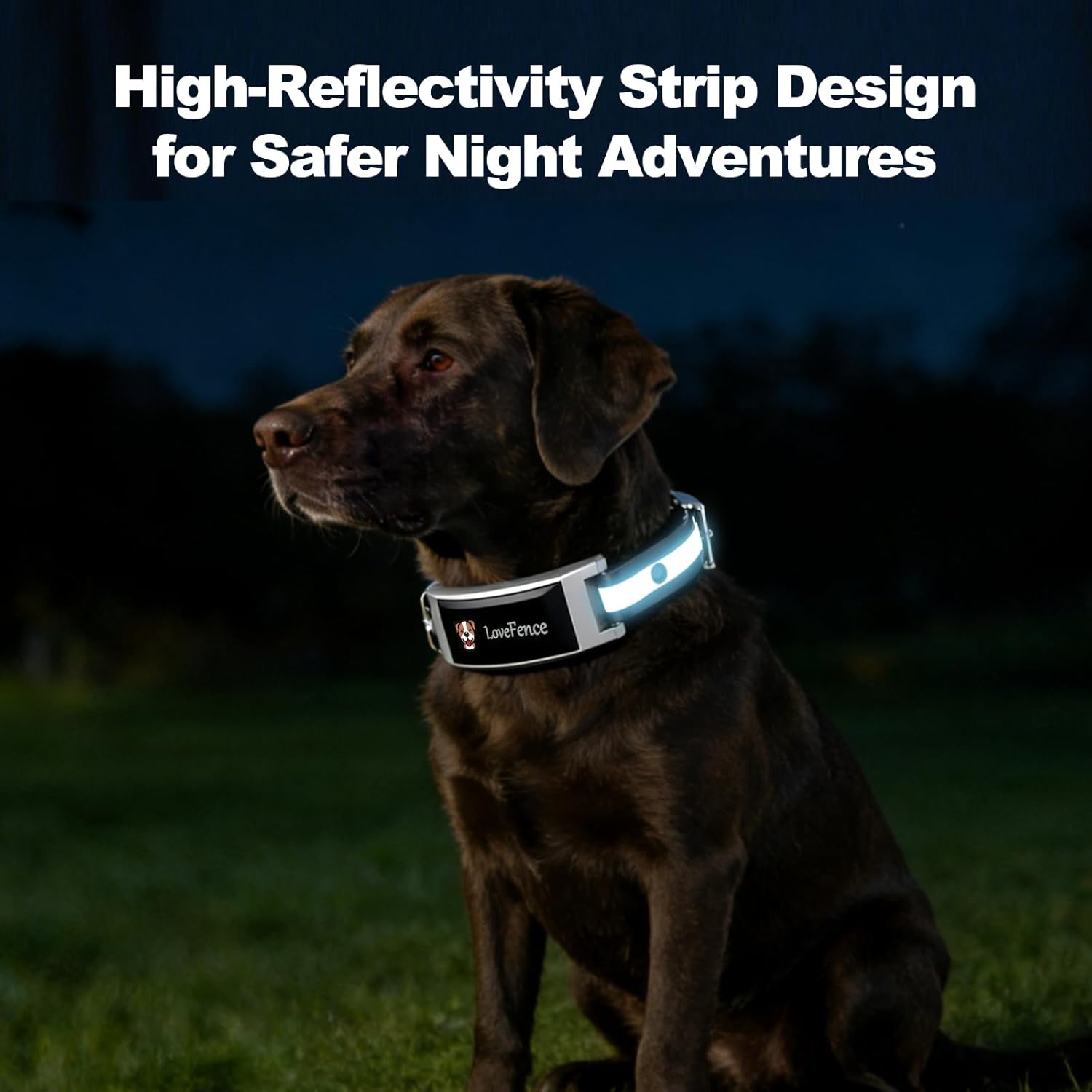 Wireless Dog Fence System, Waterproof Electric Pet Containment with GPS Real-Time Tracking, Suitable for Medium to Large Dogs