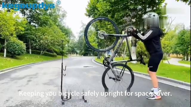 Support De Vélo Au Sol Autoportant Pour 5 Vélos Acier Galvanisé - Vélos