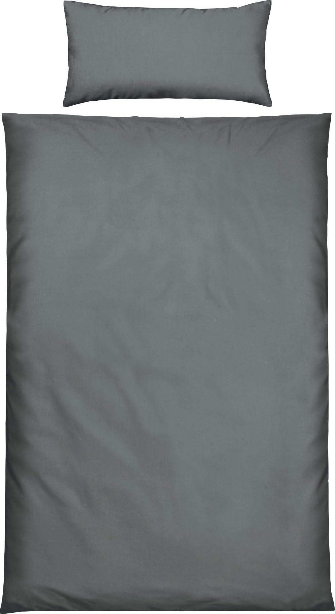 Erwin Müller Bettwäsche Schwandorf Tencel™ Lyocell anthrazit Größe 1x 155x220 cm + 1x 40x80 cm
