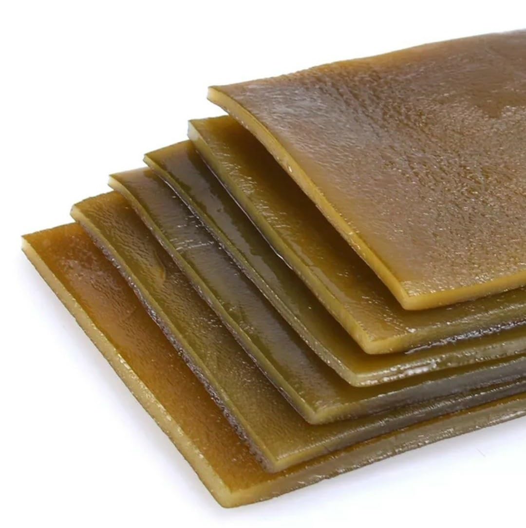 Natürlicher Seetang getrockneter Seetang Laminaria Blatt lang Kombu 500 g (1)