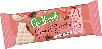 Go Ahead Yogurt Breaks Strawberry Biscuits Twin Pack, 35 g (Pack of 24)