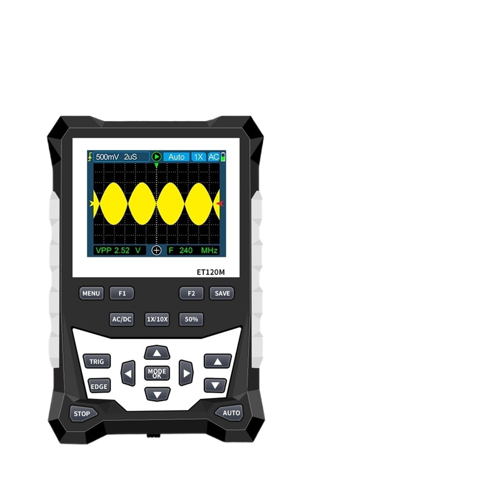 Oscilloscope ET120M portable pour la réparation électrique et la maintenance