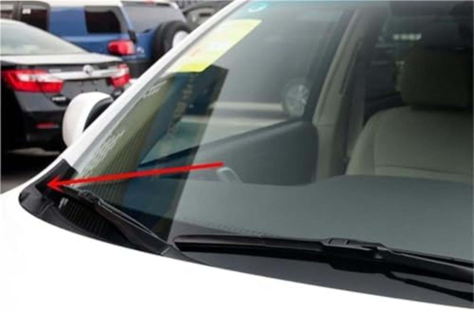 Panele wykończeniowe bocznej osłony wycieraczki przedniej szyby, dla TOYOTA, dla Highlander Kluger 2009-2014 przód Wycieraczka przedniej szyby samochodu (1pcs right side)