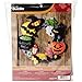 Price comparison product image Bucilla 86563 Witch's Brew Wreath Felt Applique Wall Hanging Kit, 17-Inch, Acrylic, Multicolour, 2x9.5x11.75 cm