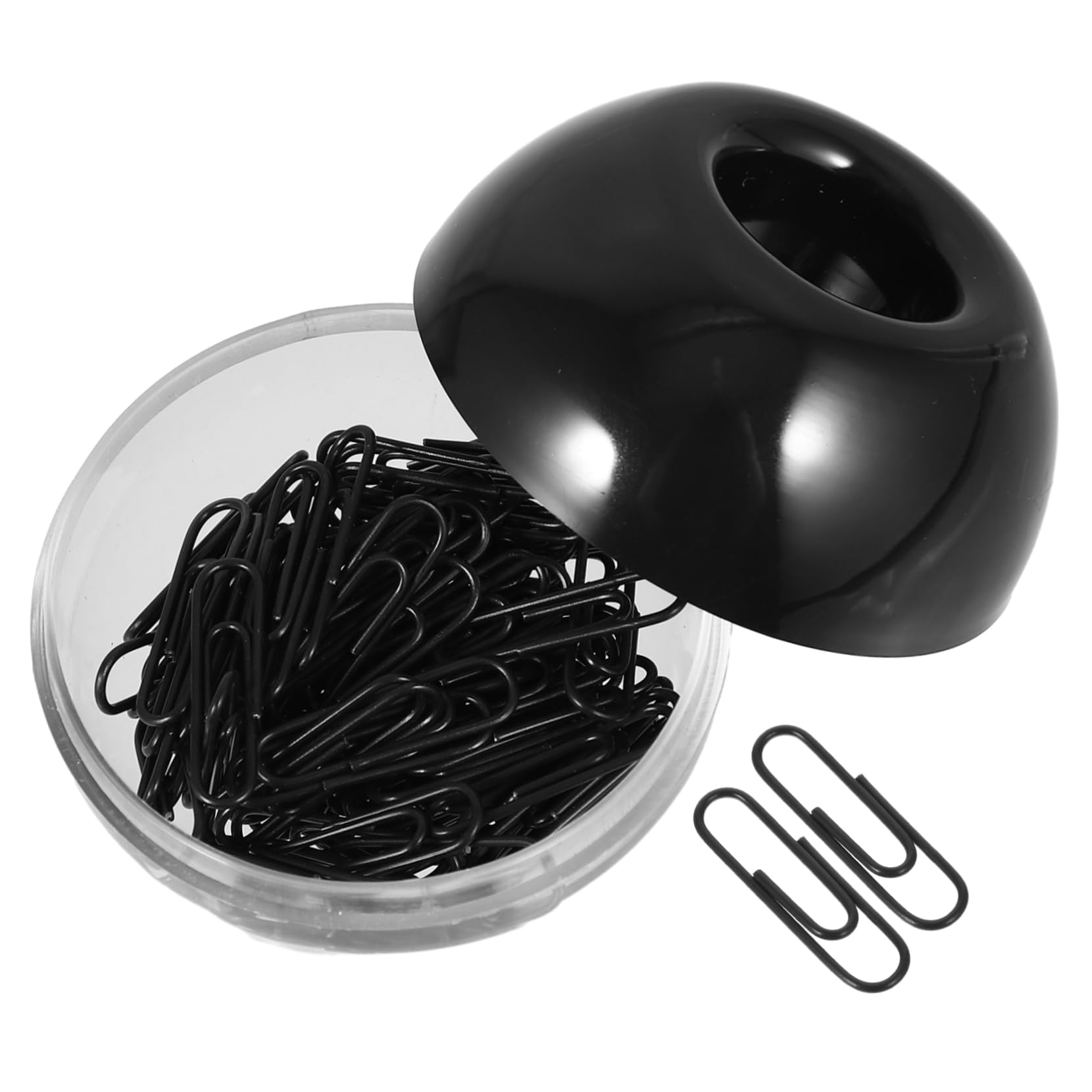 jojofuny 4 Set Cartoleria di paperclip piccola graffetta Clip di carta in metallo graffette a forma creativa graffette creative piccole graffette ferro da stiro Black