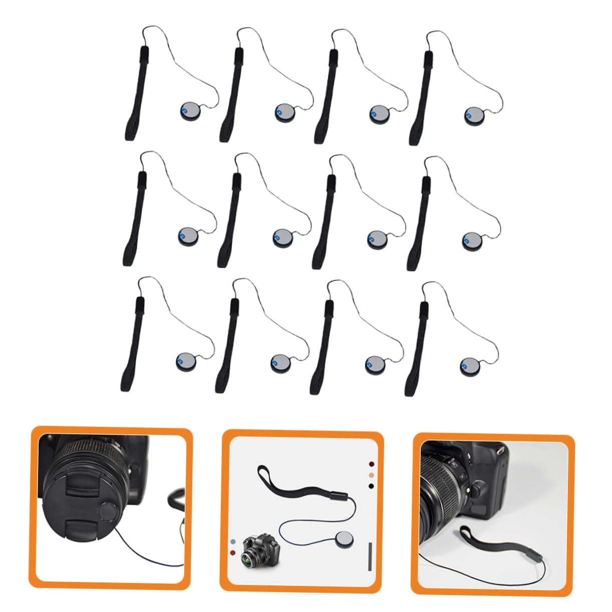 KOMBIUDA Correa Adhesiva Pérdida Cámara De Soporte Ergonómico Y Adhesivo Fuerte Fotografía Y Protección De Equipos