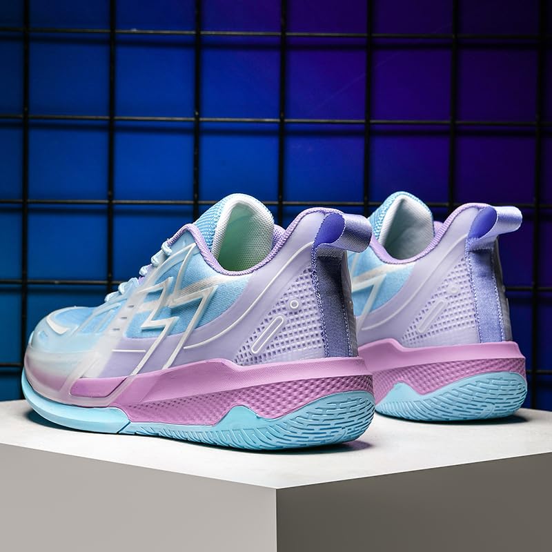 Image of Women Basketball Shoes Fashion Sneakers Comfortable Unisex Athletic Lightweight Non Slip Outdoor Sport Volleyball Shoes