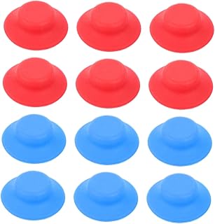 Mobestech 12 Piezas Juntas de Botella para Tapas de Botellas Cierre de Swing de Cocina y Bebidas Incluye Rojas y Azules Impermeables y Duraderos