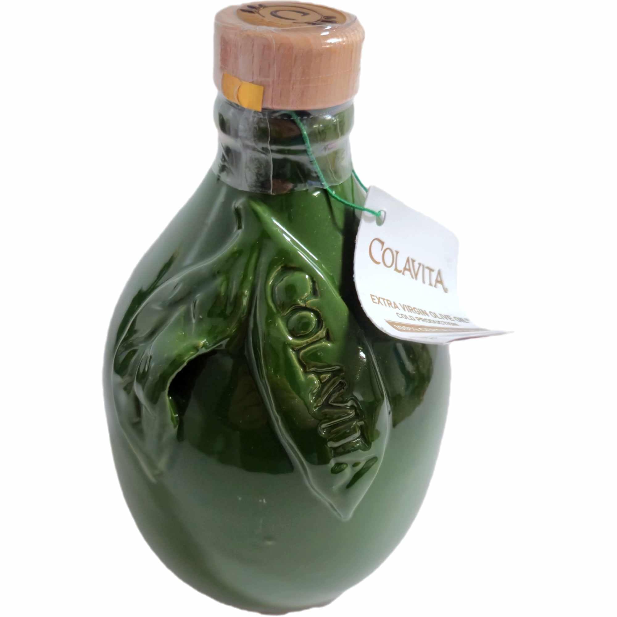usy Bundle für Colavita Olivenöl Extra Vergine Extra natives Olivenöl in Keramik Amphore 3er Pack (3x3x250ml) + usy Block