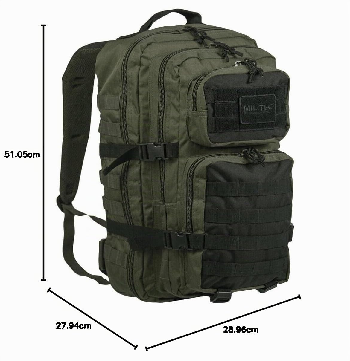 Mil-Tec Us Assault - Zaino unisex (confezione da 1)