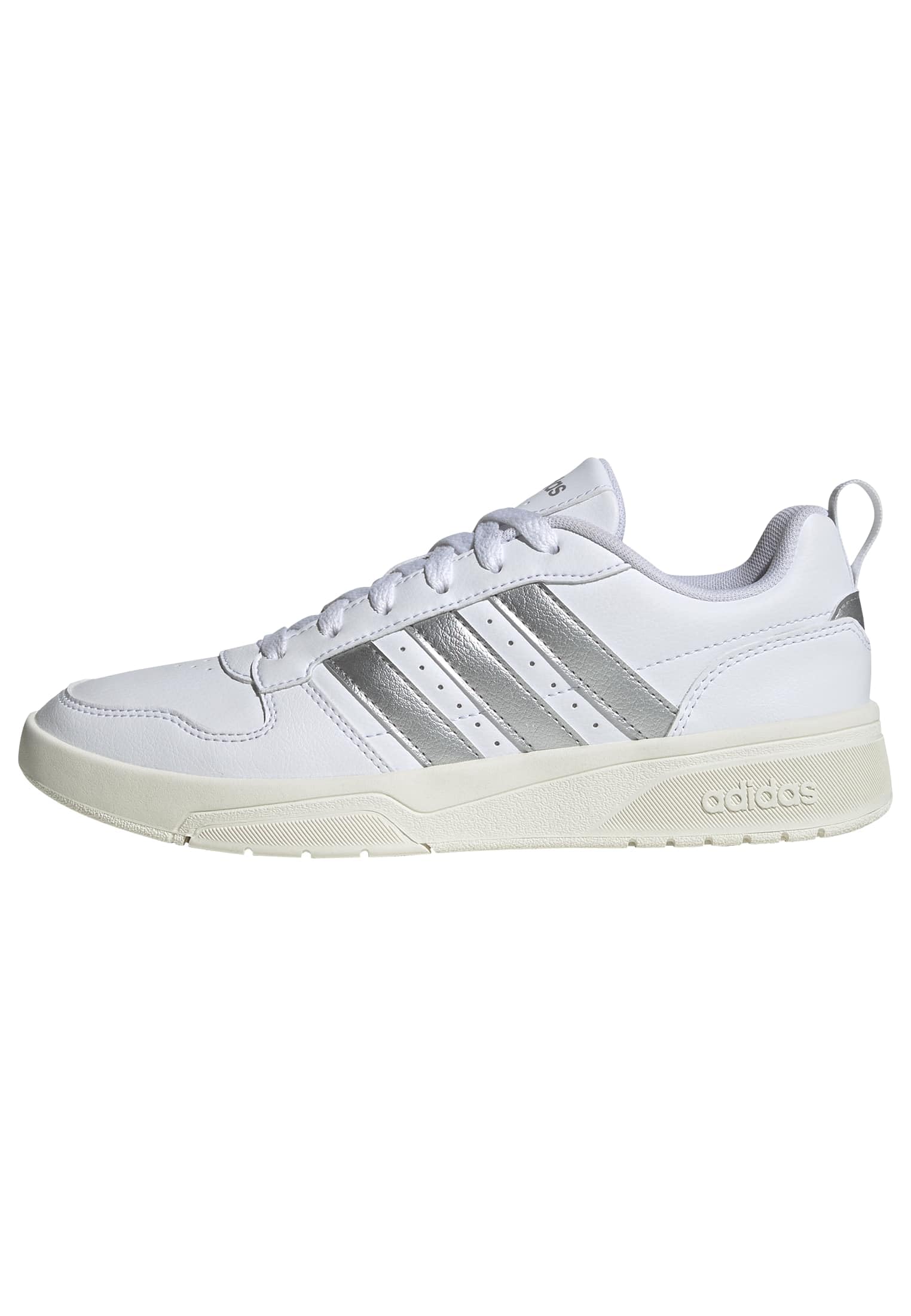 adidas Women's Courtwave Shoes, FTWR White/Silver met./core White, 4 UK