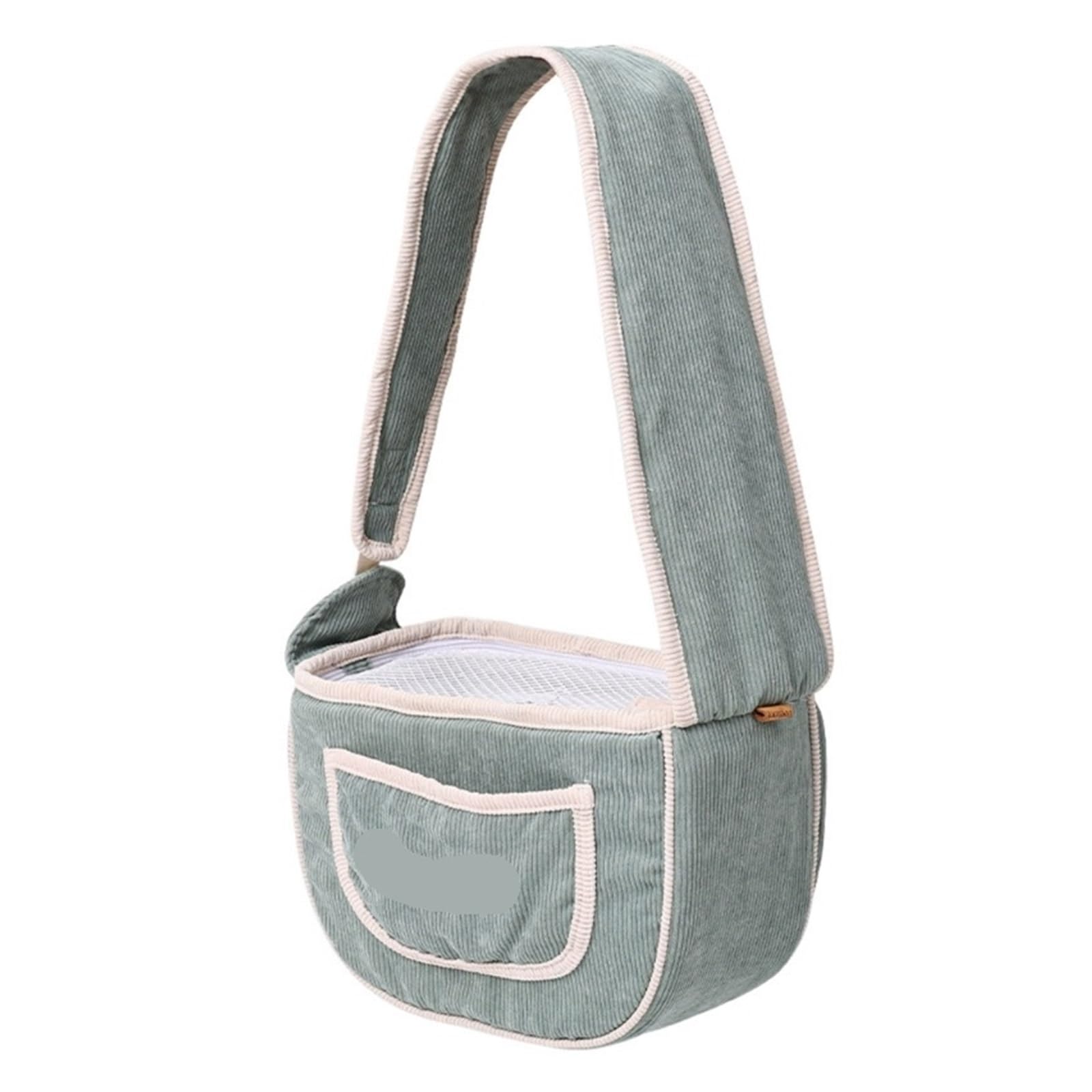 Bandolera para Perro Bolsa de Transporte for Mascotas, Bolsa Plegable portátil y Transpirable, Bolsas for Perros y Gatos, Bolso de Viaje for Gatos domésticos al Aire Libre(Green)