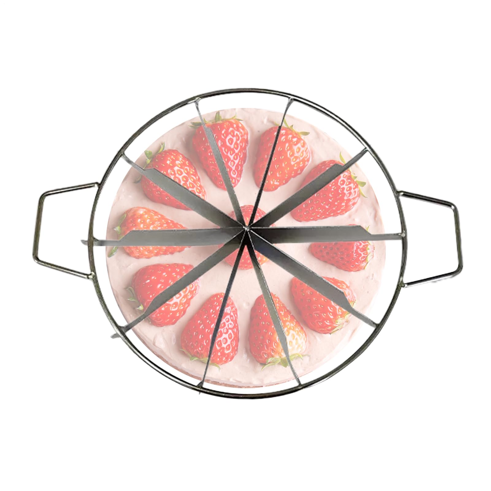 Cheesecake Cutter Cake Slicer for Even Slices 6/9/10 Divider Kitchen Tools Baking Supplies Home Cafe Restaurant Wedding Party Birthday Pie Pastry