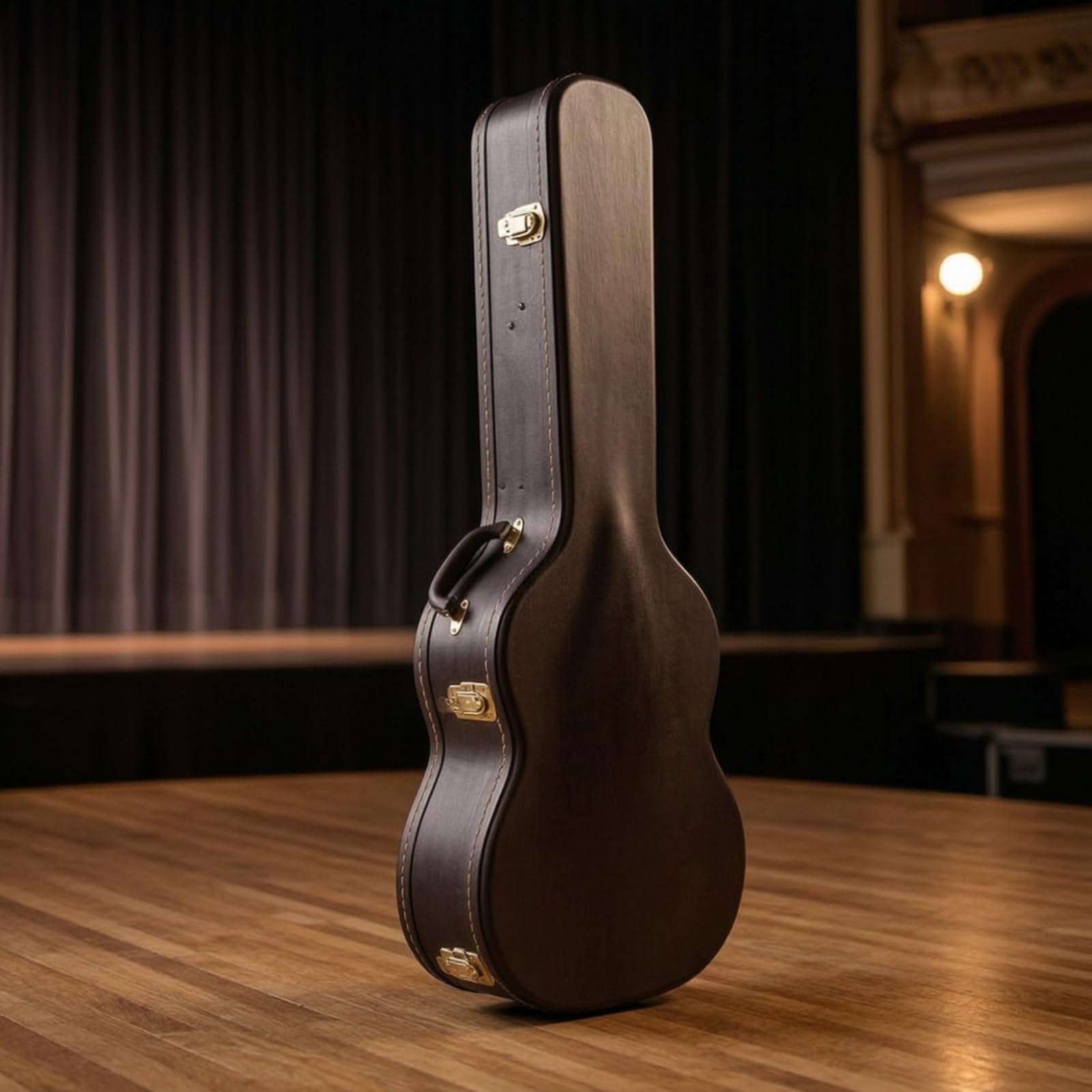 Baoblaze Custodia Chitarra Classica Custodia Rigida Valigetta Custodia Arcuata Astuccio Rettangolare Protezione Contro Polvere Urti E Sbalzi Ambientali Adatta