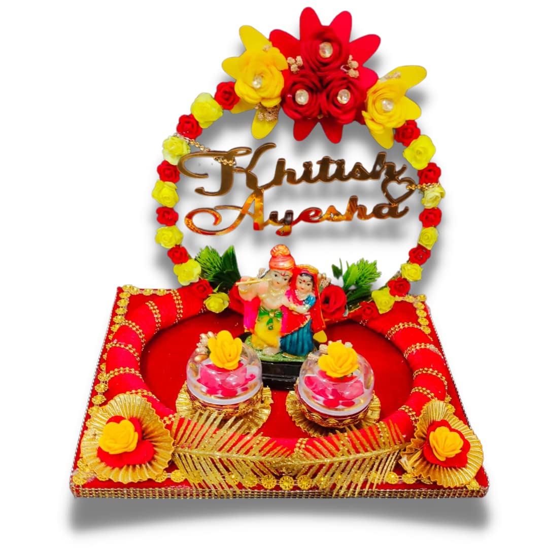 Mix Material Engagement Ring Thali (Multicolour) (B07MMDP119) Amazon Price History, Amazon Price Tracker