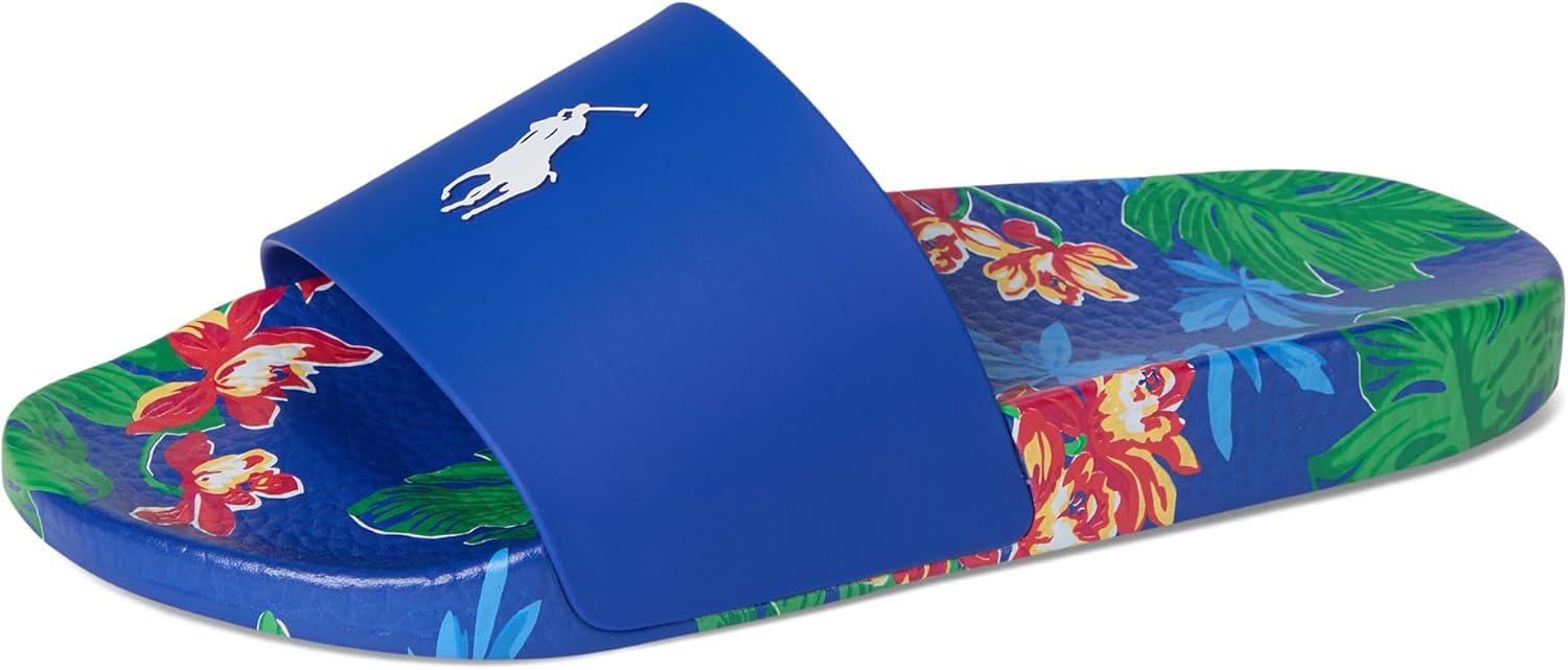 POLO RALPH LAUREN mens Floral-print Slide - Image 7