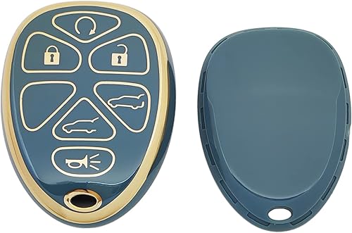 Miniatura 4 de urbemes - Funda protectora de TPU para llavero Chevy Tahoe Suburban 2007-2014 Cadillac Escalade GMC Yukon 2007-2014