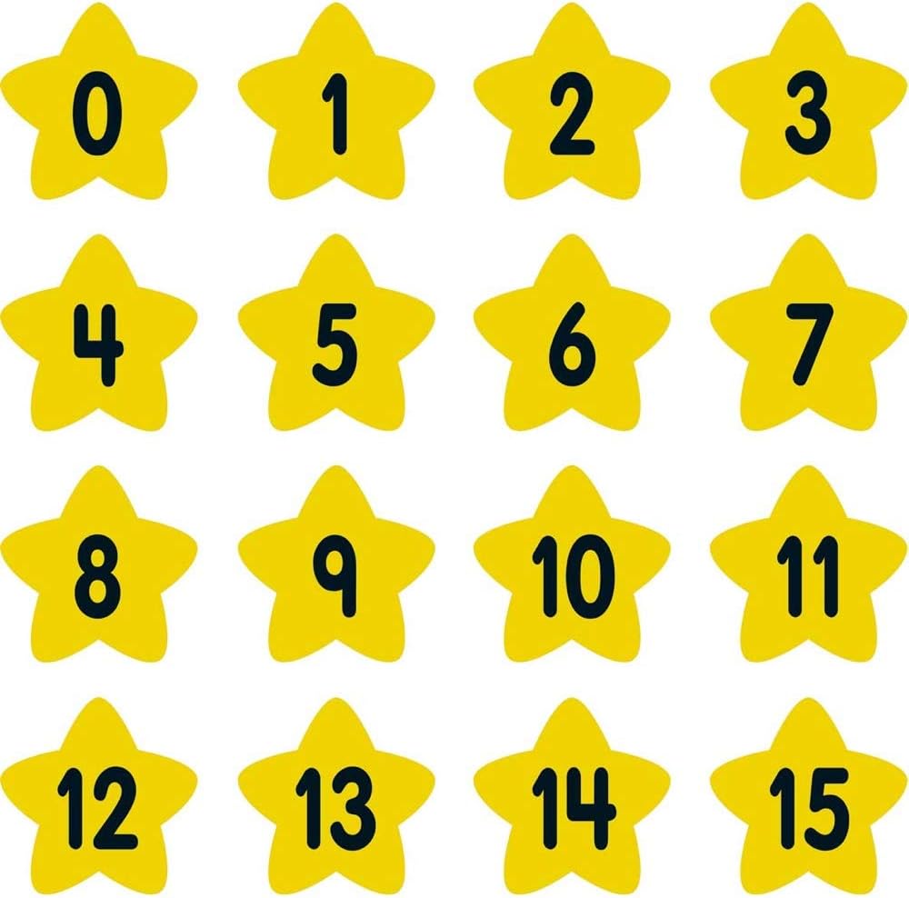 Black Friday - 50% OFF Really Good Stuff Carpet Mark-Its – Numbers 0-25, 5” by 5” (Set of 26) – Star-Shaped Yellow Carpet Spots - Assign Floor Seating, Play Games – Durable, No-Slide Back Promo 40% OFF Really Good Stuff Carpet Mark-Its – Numbers 0-25, 5” by 5” (Set of 26) – Star-Shaped Yellow Carpet Spots - Assign Floor Seating, Play Games – Durable, No-Slide Back