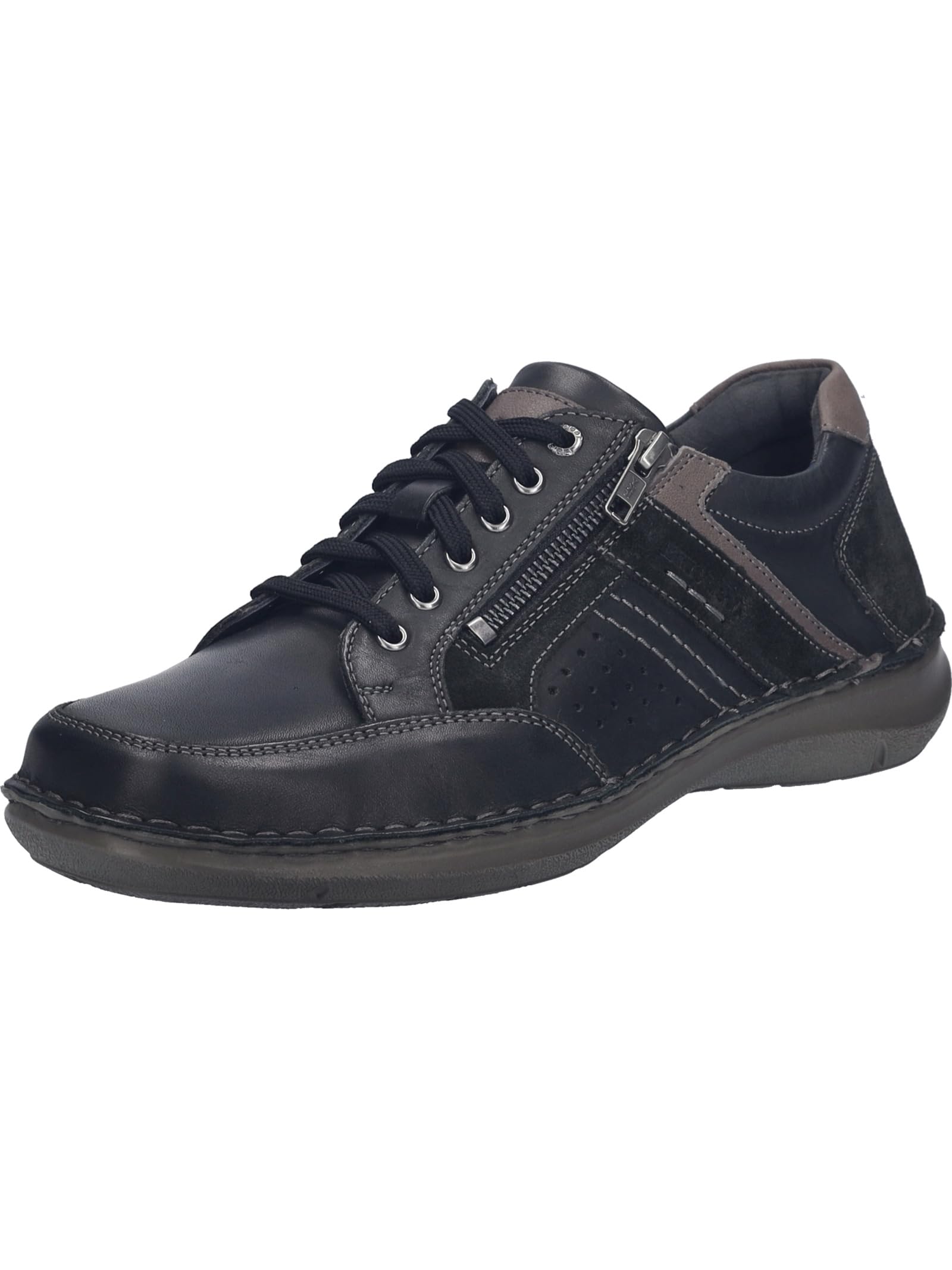 Josef Seibel New Anvers 02 Halbschuh Herren Leder Nappa Klettverschluss