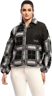 Madame Geometric Print Black Puff Sweatshirt Price In India