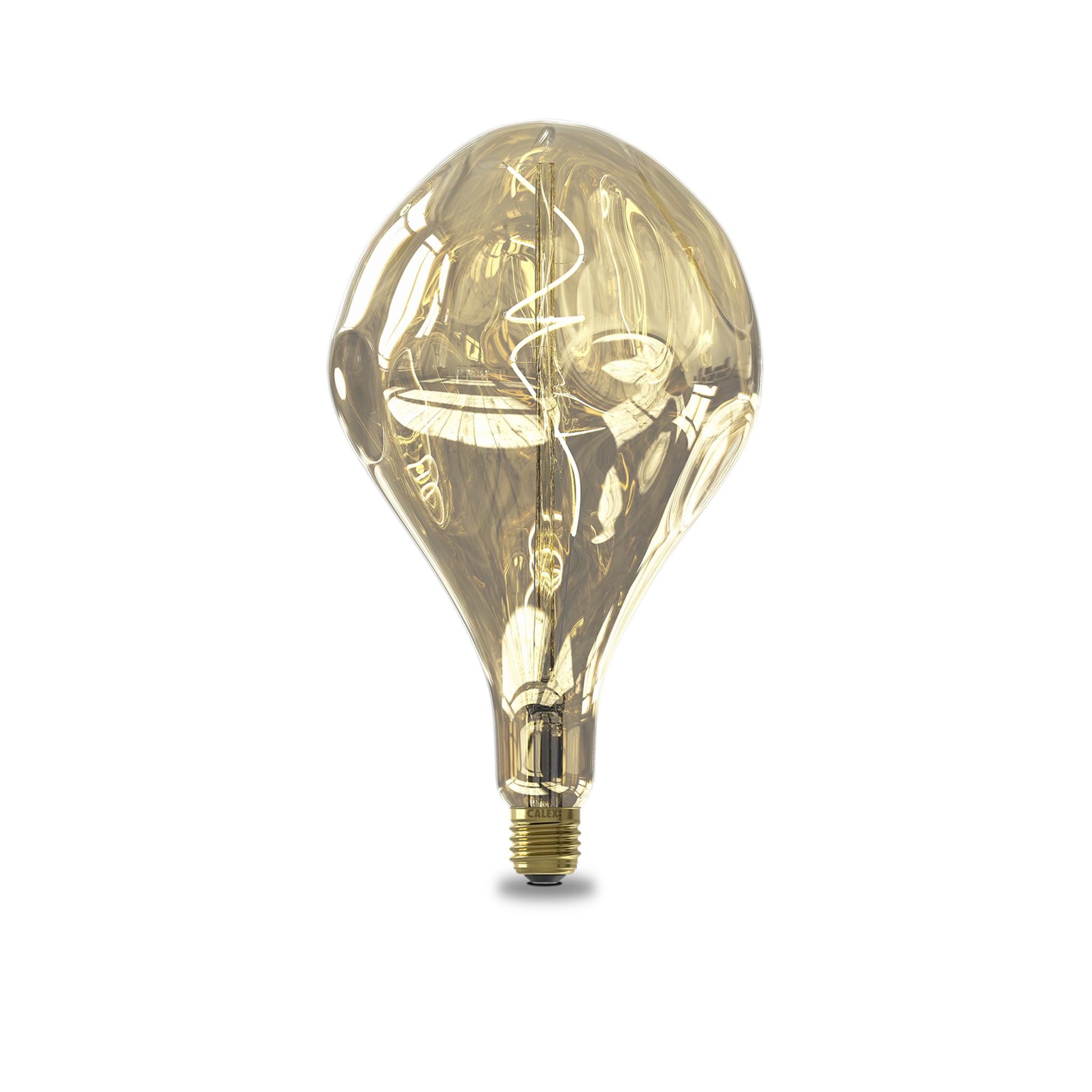 CALEX XXL LED Lampe E27, Champagne, Filament, 100lm, 1800K Warmweißes Licht, 3er-Pack