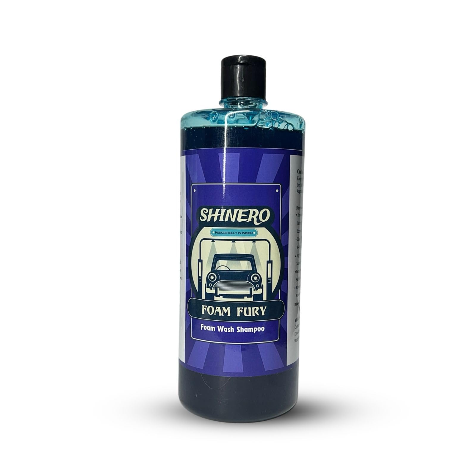 Shinero® Foam Fury High-Foam Car Wash Shampoo | Ultimate Thick Snow Foam Cleaner for Cars & Bikes | Safe on Paint, Wax & Coatings | Deep Gloss & Shine Formula (1L)-picture-26